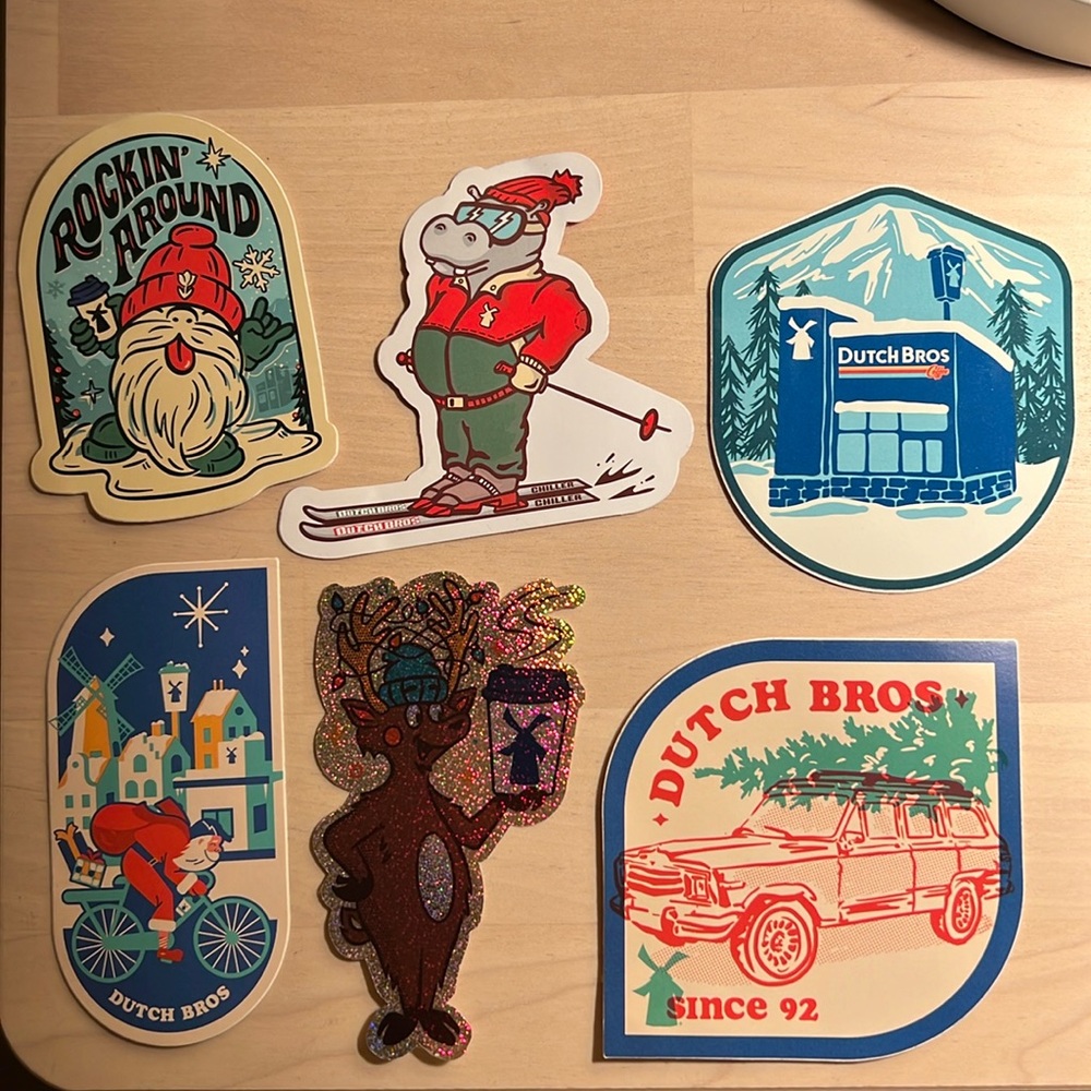Dutch bros stickers